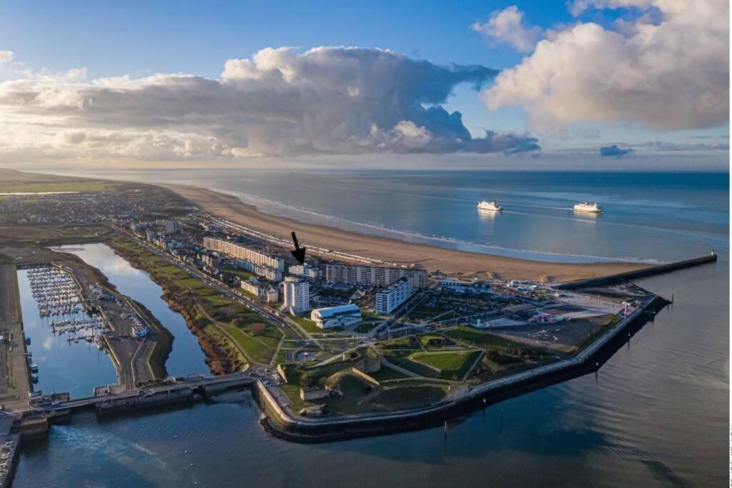 Studio Horizon Bleu, Vue Mer Calais Exterior foto
