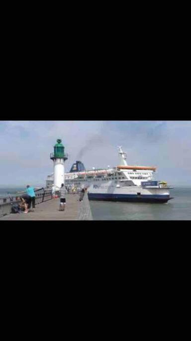 Studio Horizon Bleu, Vue Mer Calais Exterior foto